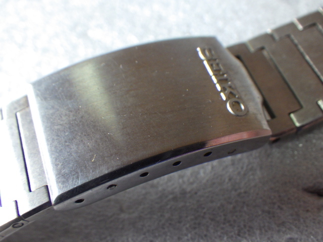  unused SEIKO 0624-5000 QUARTZ LC digital original stainless steel belt XAB780 dead stock w011222