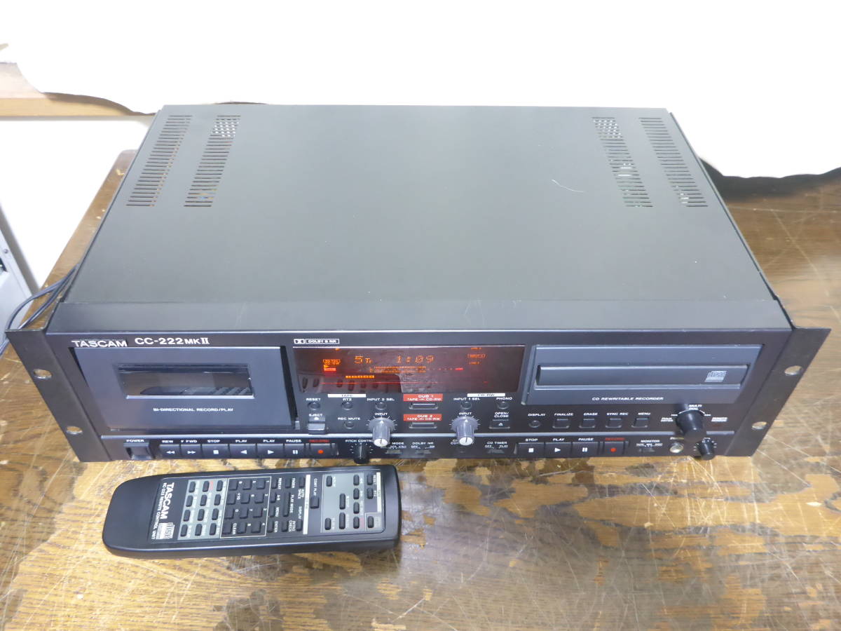 TASCAM CDレコーダー/カセットコンビネーション CC-222SLMK2 | tspea.org