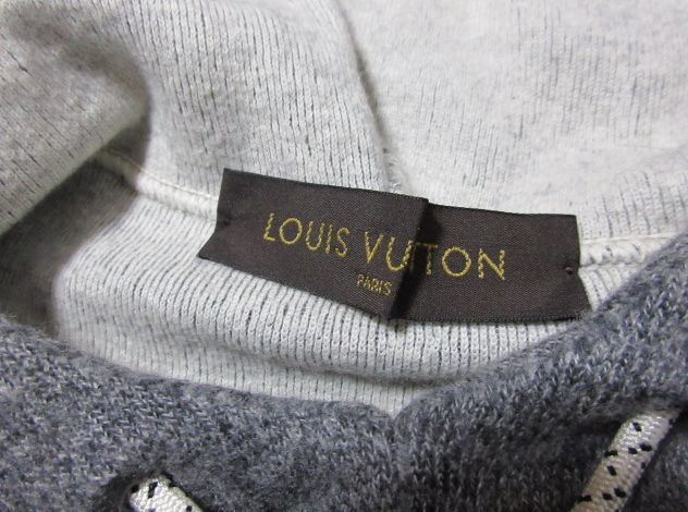LOUIS VUITTON ルイヴィトン ワッペン 霜降り スウェット パーカー-