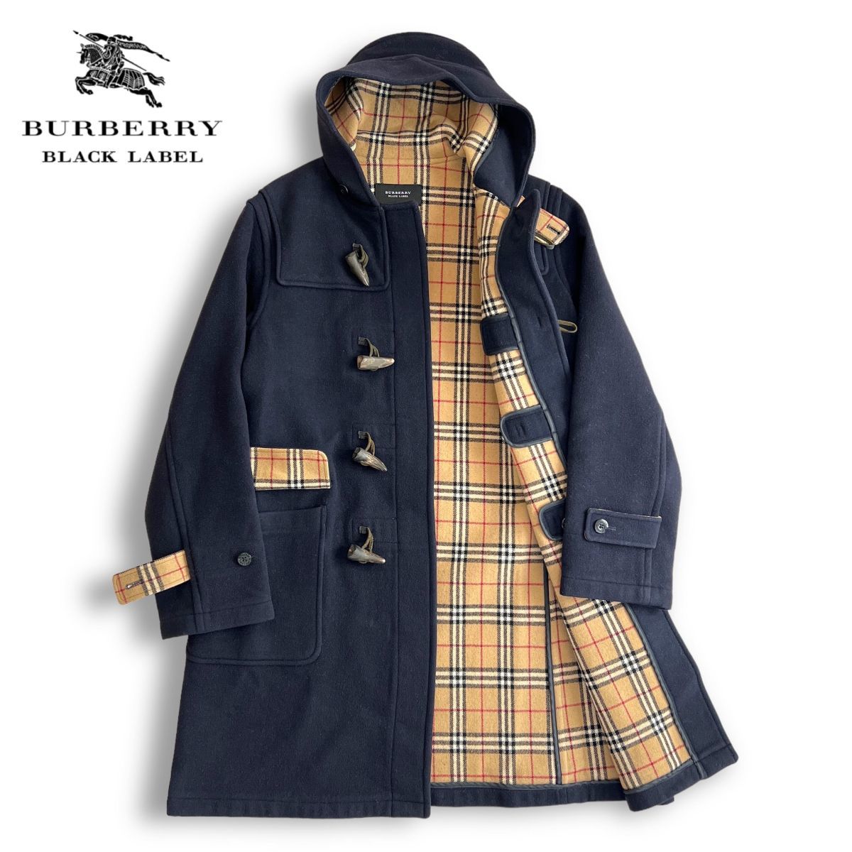 Burberry BLACK LABEL ダッフルコート メンズM 日本製 ジャケット