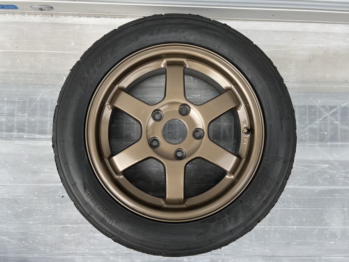 ☆超軽量☆ 希少 RAYS TE37 4本セット/ PCD114.3 6 1/2 OFF39 6J OFF39
