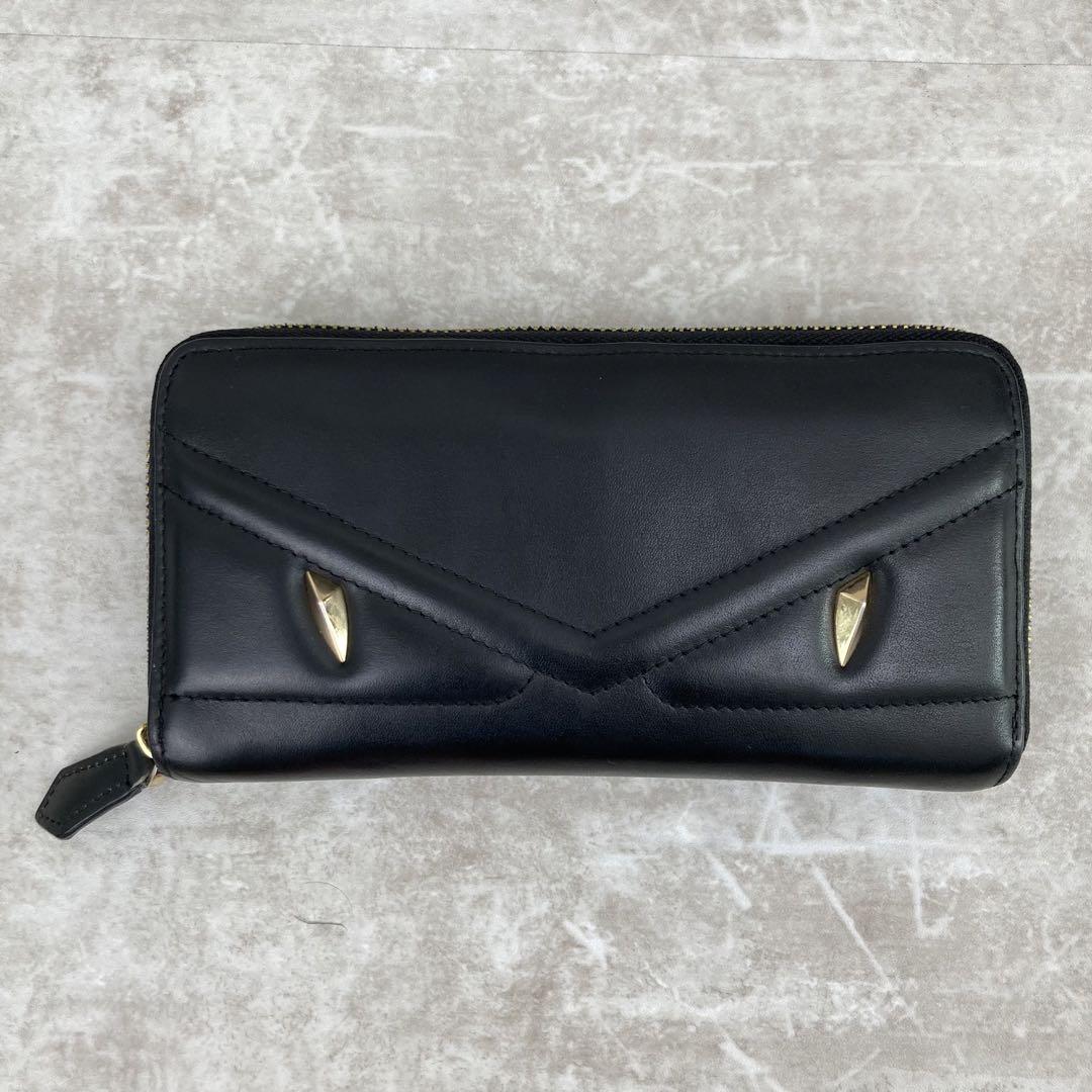 美品 FENDI フェンディ 長財布 ロングウォレット バグズ モンスター