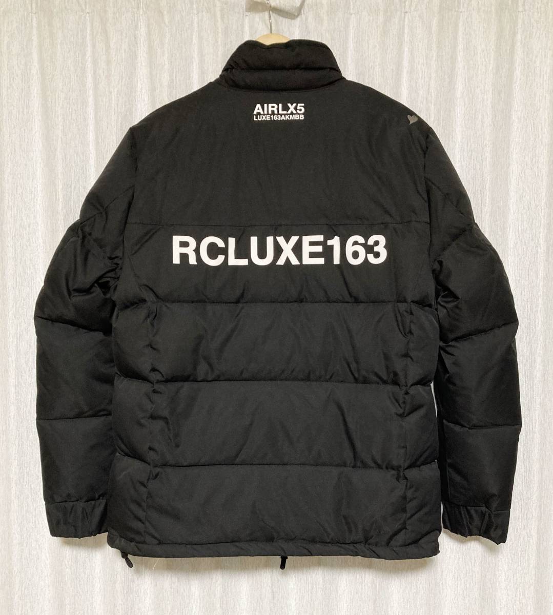 美品☆[AKM LUXE163 AKMBB] 定価10万 ARI SKI DOWN スキーダウンジャケット L ブラック BRB202 日本製 エーケーエム