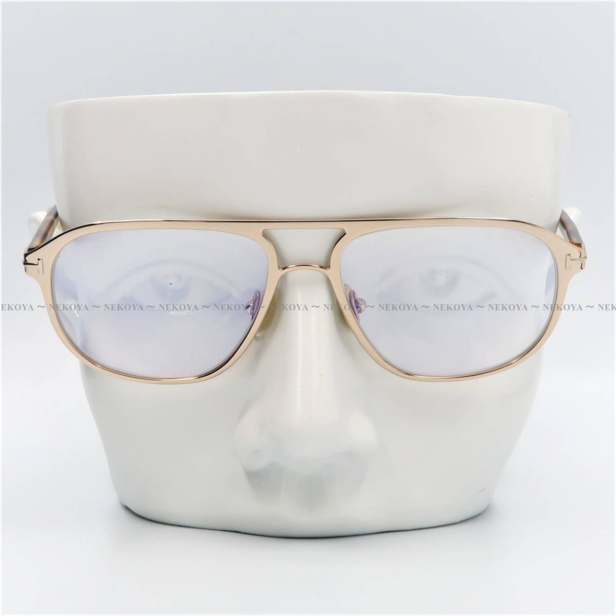TOM FORD TF5751-B 028 メガネ ブルーライトカット ゴールド トムフォード