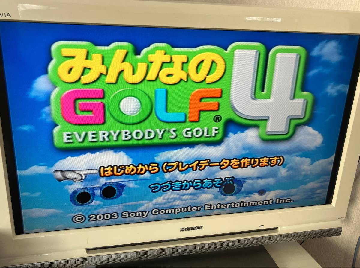 23-PS2-06　プレイステーション2　みんなのGOLF3，4　セット　動作品　PS2　プレステ2