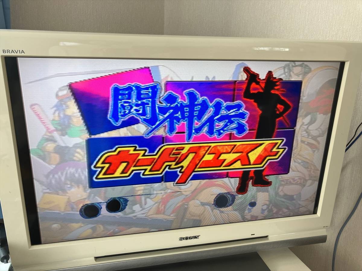 23-PS-13　プレイステーション　闘神伝 カードクエスト　動作品　PS1　プレステ1_画像4