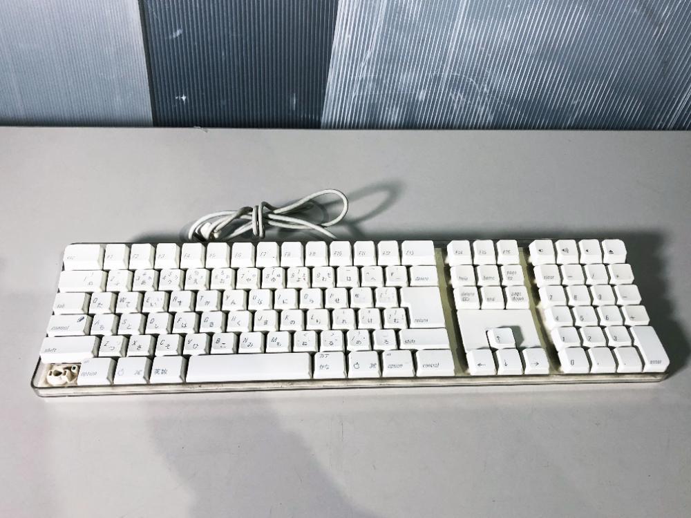 ★ 中古★Apple アップル 純正 USB キーボード Keyboard ＋ USB マウス【A1048/M5769】B8E8の画像3