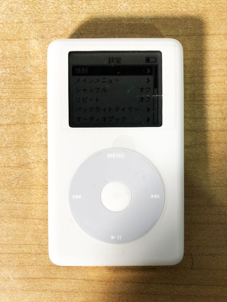 【激レア】2004年 第4世代 iPod Classic 20GB ポータブルプレーヤー オーディオ機器 家電・スマホ・カメラ 割引プラン