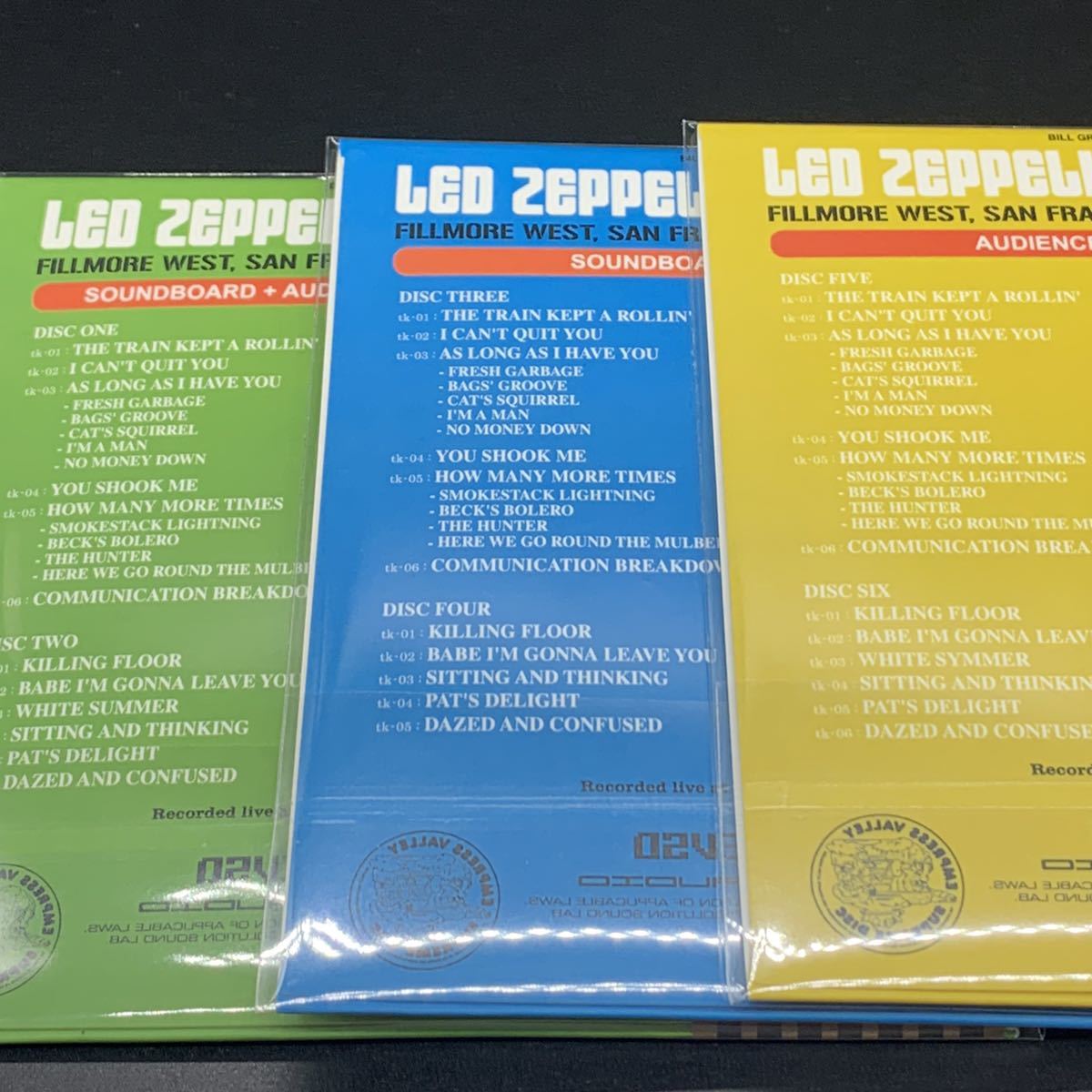 LED ZEPPELIN AVOCADO POWER「フィルモアの伝説」BOX 6CD 工場 LED ZEPPELIN AVOCADO POWER「フィルモアの伝説」BOX 6CD 工場
