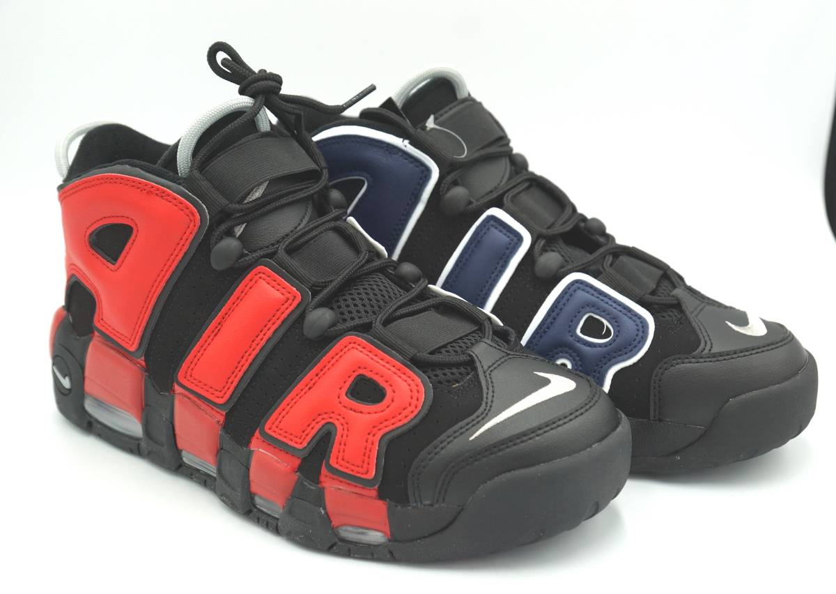 新品　27センチ　NIKE AIR MORE UPTEMPO ’96 ナイキ エア モア アップ テンポ 96 BLACK/UNIVERSITY RED dj4400-001_画像1