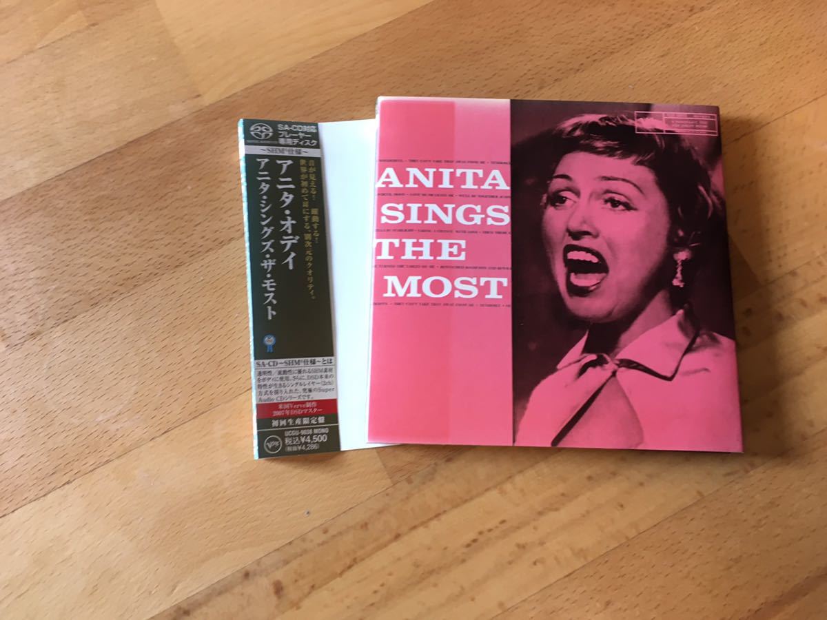 【高音質廃盤】Anita O'Day With The Oscar Peterson Quartet／Anita Sings The Most(Single Layer SACD)シングルレイヤー/ アニタ・オデイ_画像3