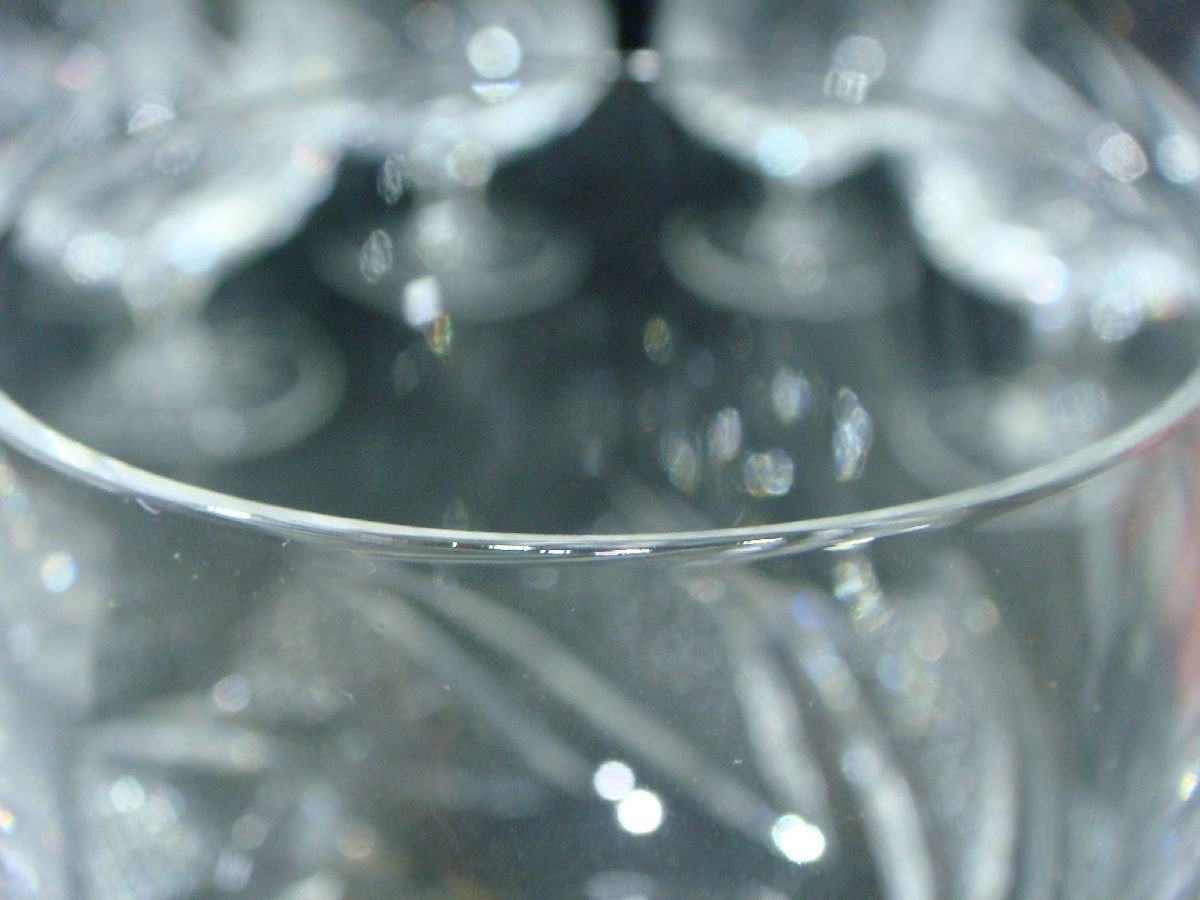 MB/L15CW-DA3 中古品 6点まとめ売り ブランデーグラス カットガラス ワイングラス クリスタルの画像5