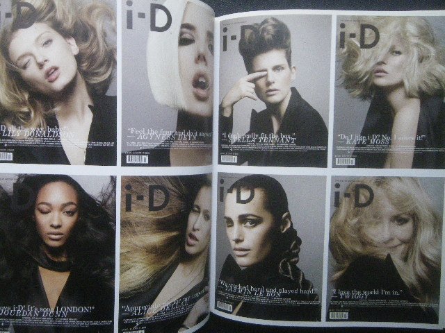  роскошный i-D magazine 30 годовщина обложка покрытие сборник i-D Covers 1980-2010 Terry Jones Vivienne Westwood / Kate * Moss / черновой * Symons 