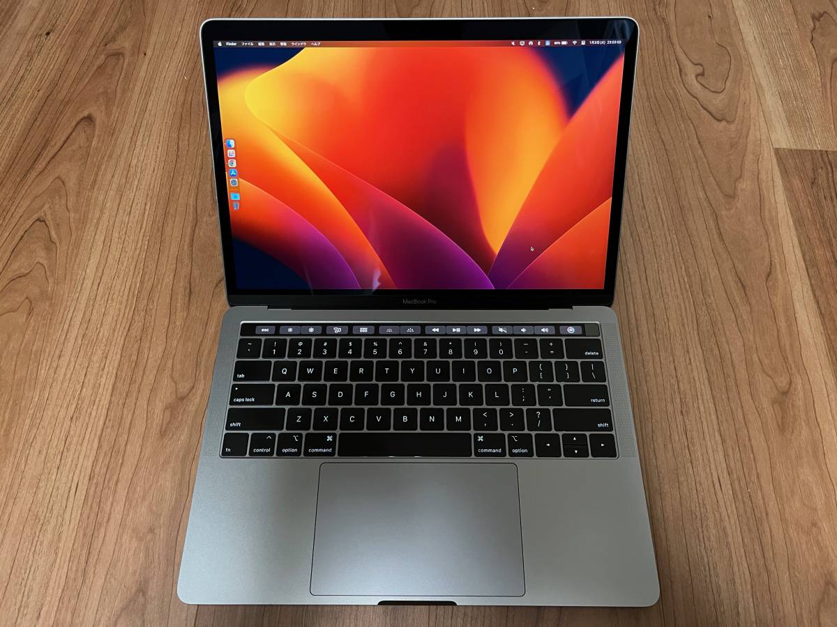 高価値 MacBookPro 13インチ 2018 16GB 256GB スペースグレイ econet.bi