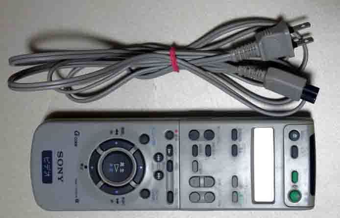 ＳＯＮＹ DVC/MINIDV/VHS、ＳＶＨＳ ダブルデッキＷＶ－ＤR７動作良好品代用リモコン付きの画像3