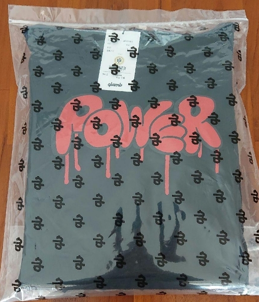 OUTLET SALE L 新品 チェンソーマン glamb コラボ パーカー パワー