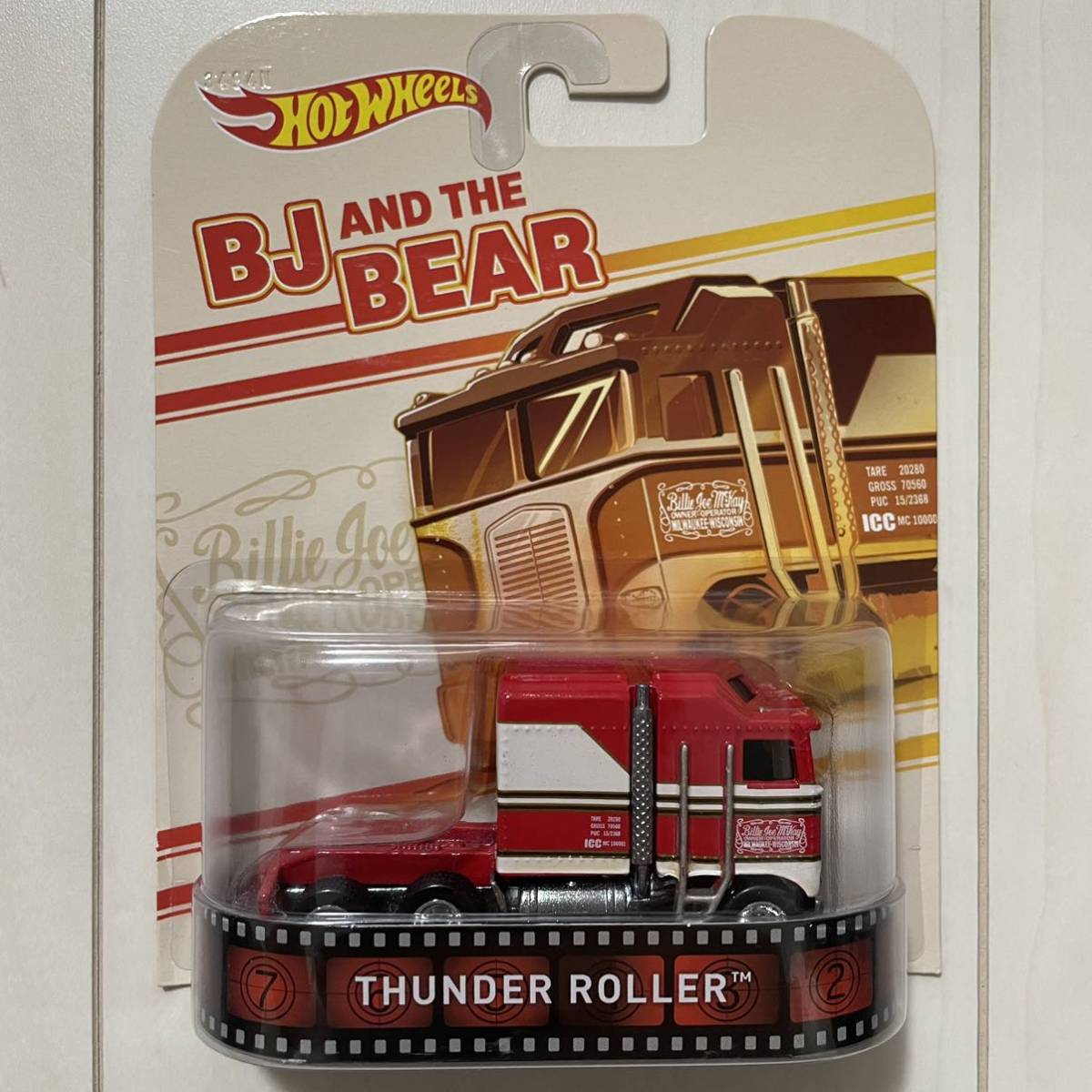 ホットウィール Thunder Roller BJ and the Bear サンダーローラー トレーラー トラック ヘッド トラック野郎 BJ ミニカー 劇中車