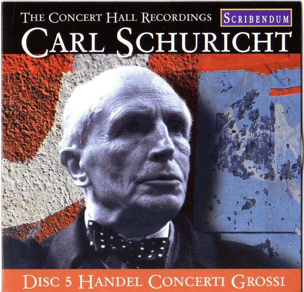 CD (即決) カール・シューリヒトの指揮でヘンデルの合奏協奏曲全４曲です。_画像1