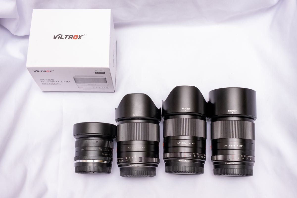 Viltrox レンズ 23mm 33mm 56mm F1 8富士フイルム Xマウント用 おまけ