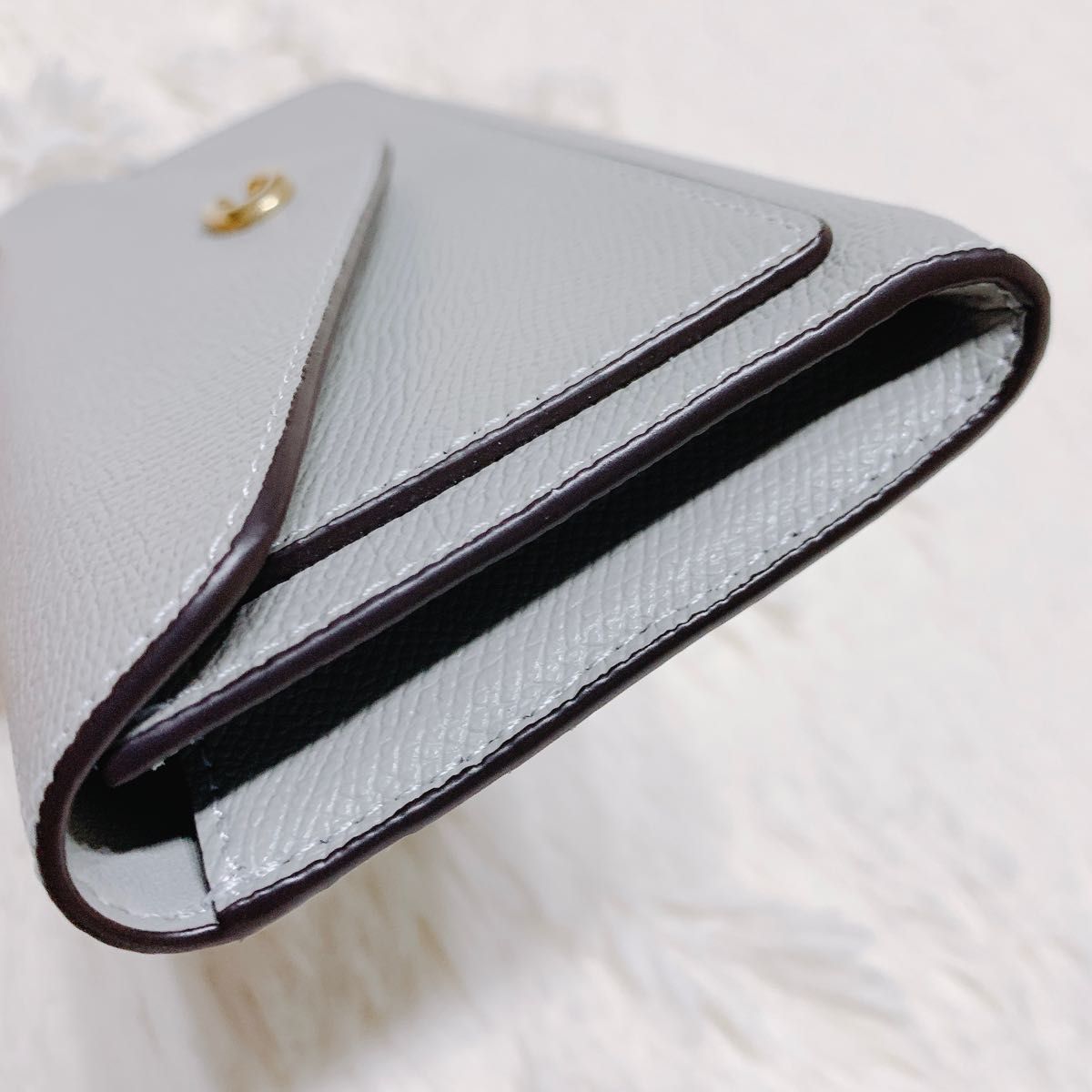 【未使用】coach 長財布 ウィン ソフト ウォレット グレー C金具 1