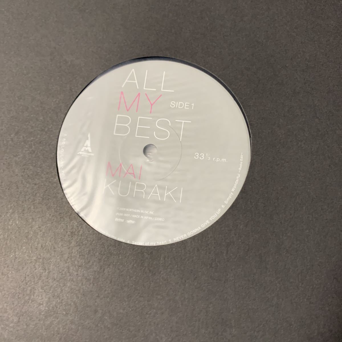 ALL MY BEST 限定生産 アナログ•レコードLP版 www.thetantra.co.uk