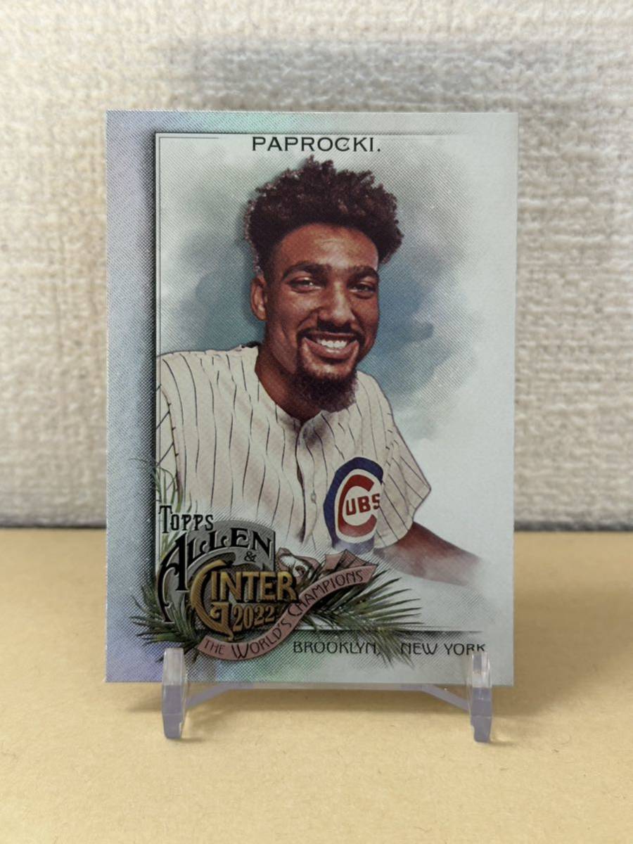 Silver Portrait 219 Jeremiah Paprocki - Chicago Cubs PARALLEL (Hot Box) 2022 Topps Allen & Ginter Baseball パラレル_画像1