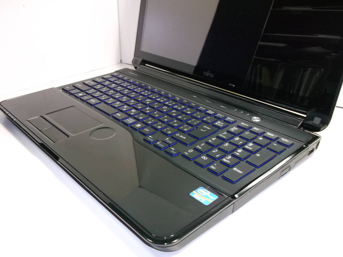 ☆最強 Core i7 最大3.10GHz 最新Windows11【爆速 新品SSD512GB】LIFEBOOK AH77G☆ブルーレィ Bluetooth 8GBRAM PowerDVD☆Home＆Business_シャイニーブラック♪