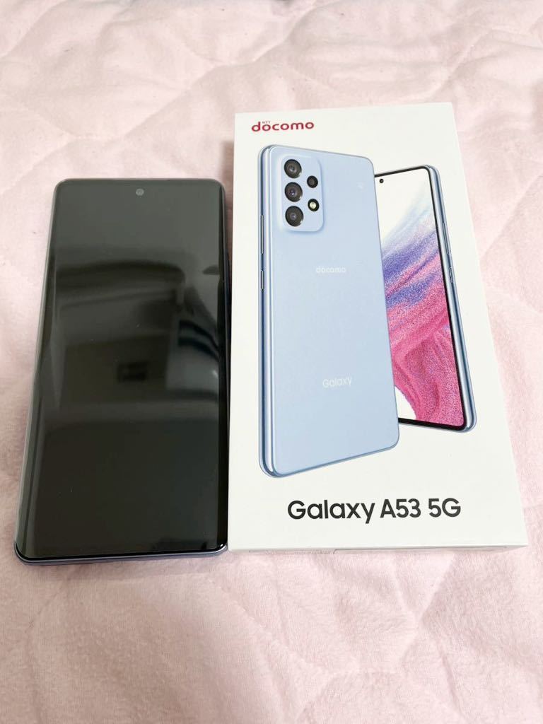 新品未使用】Galaxy A53 5G SC-53C 6.5インチ 128GB オーサムブルー