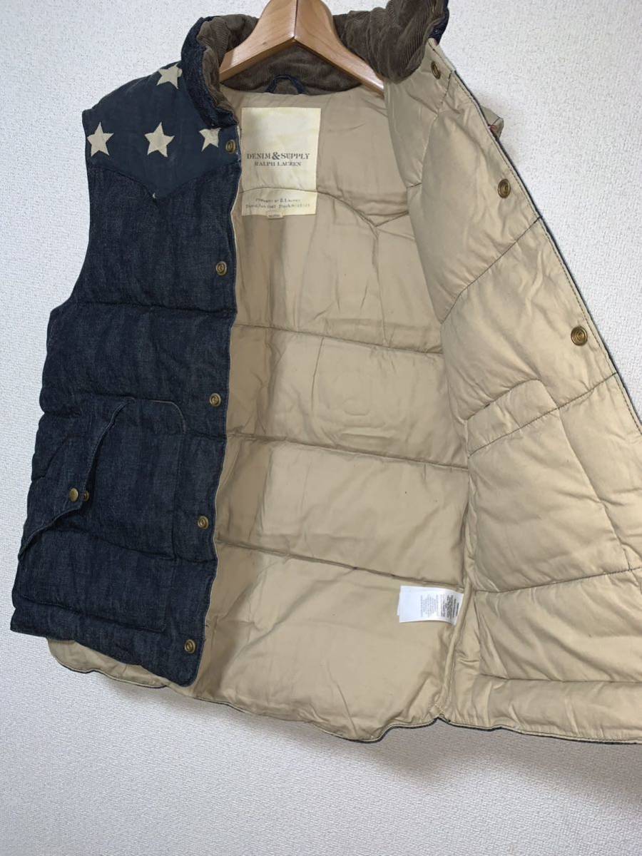 スタイルズ(STYLES) POLO デニムアンドサプライ 星条旗 ダウンベスト