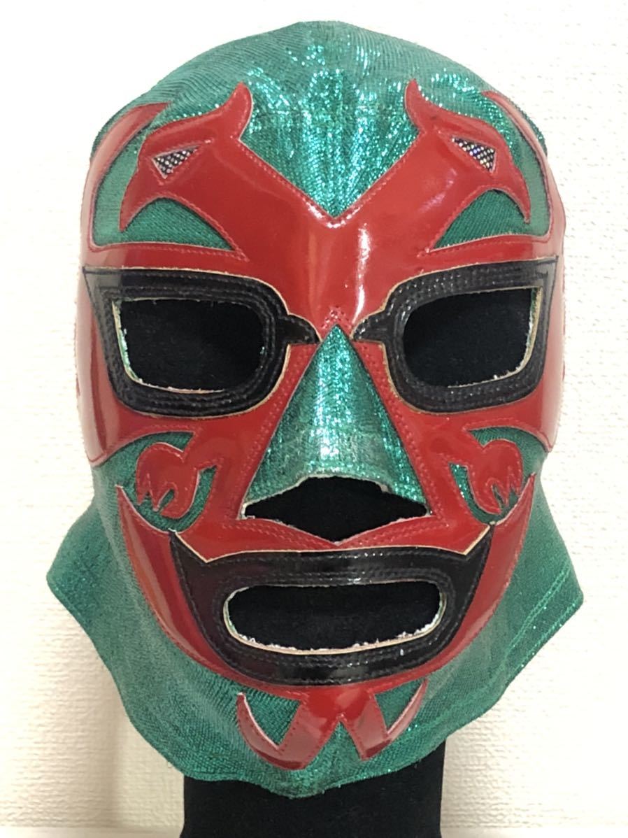 ドス・カラス アロンカナレス製 本人使用 直筆サイン マスク 覆面 1994