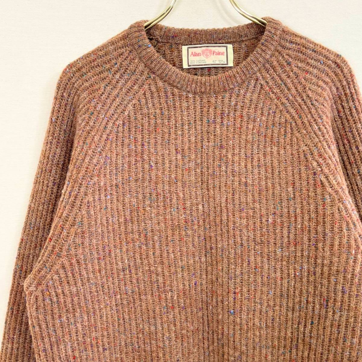 驚きの安さ VINTAGE/セーター(厚手)/-/ウール/マルチカラー/ボーダー