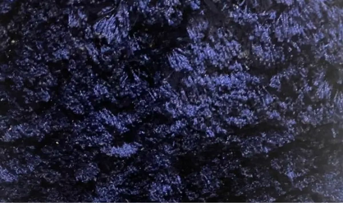 シャギーっぽいラグ140×200（ブルー）