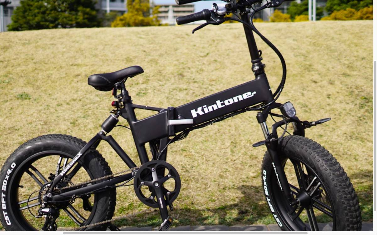 * new goods unused * KINTONE X BLUE electric bike fatbike 