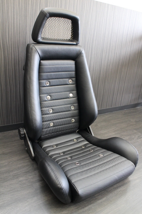 安全 RECARO レカロ風 セミバケットシート AE111 助手席シートレール付