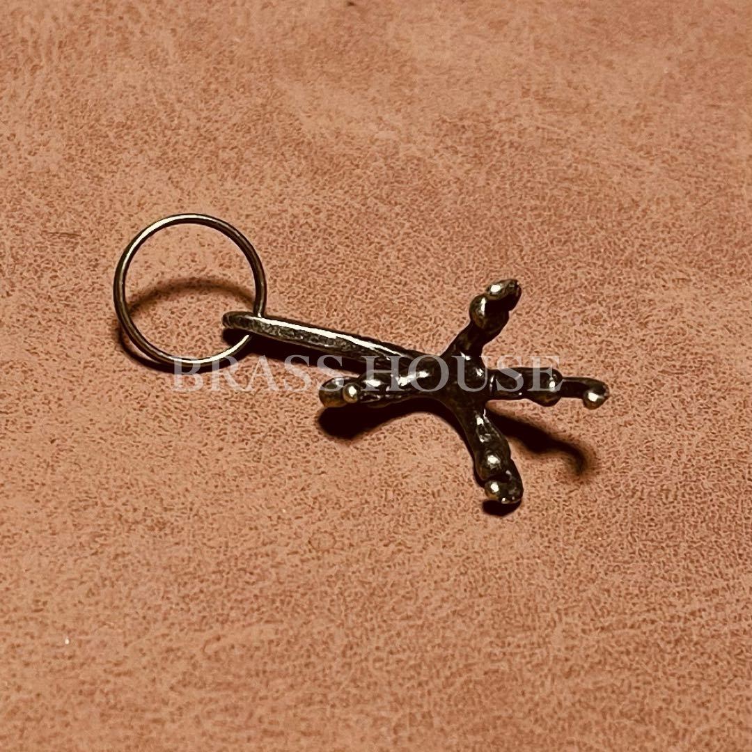 H16 Eagle Claw pendant top key holder charm Indian accessory Goro's American Casual antique hand made 