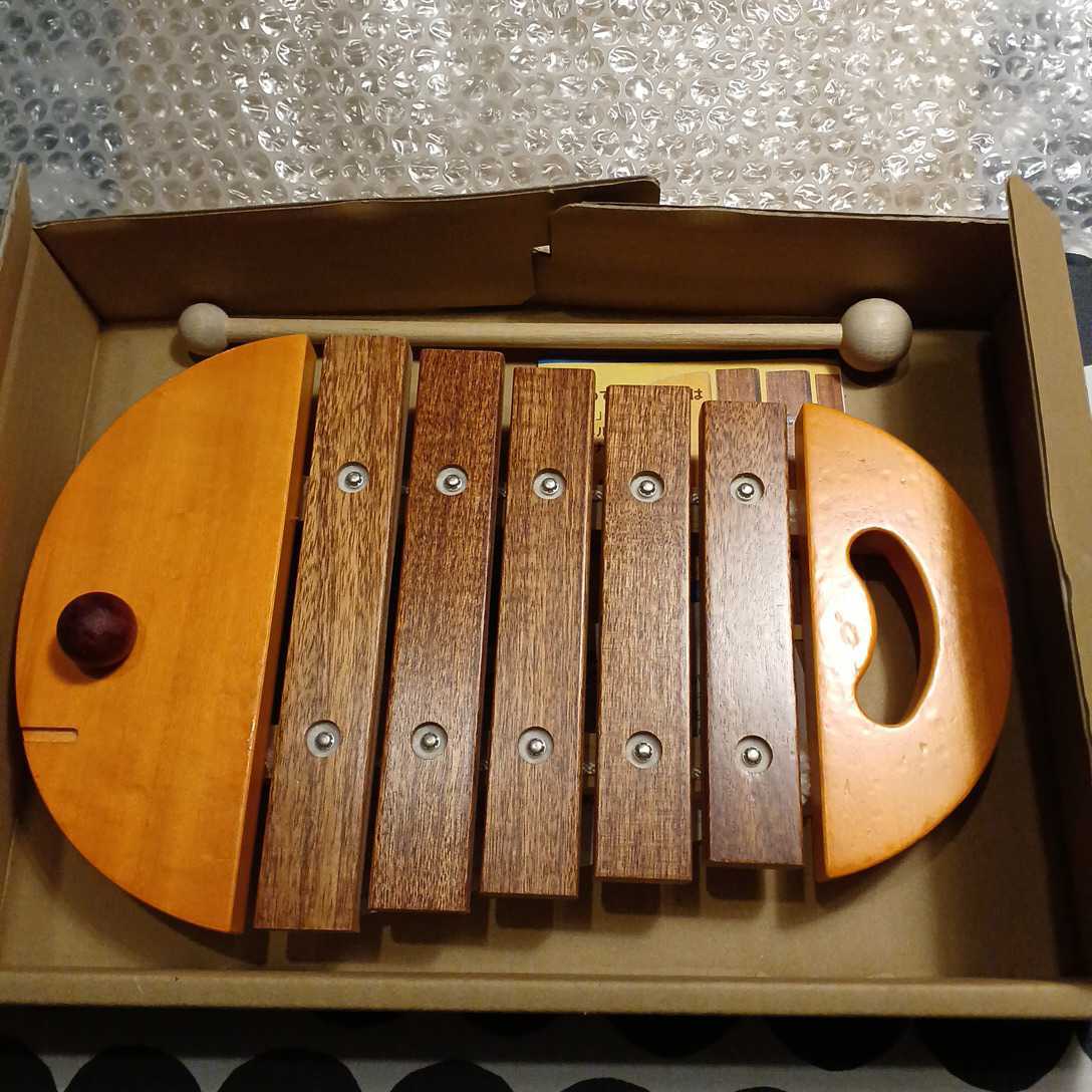 ボーネルンド オリジナル ベビーシロフォン 木琴 中古の画像1