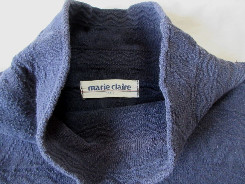 Marie ClaireモックネックシャツM_画像3