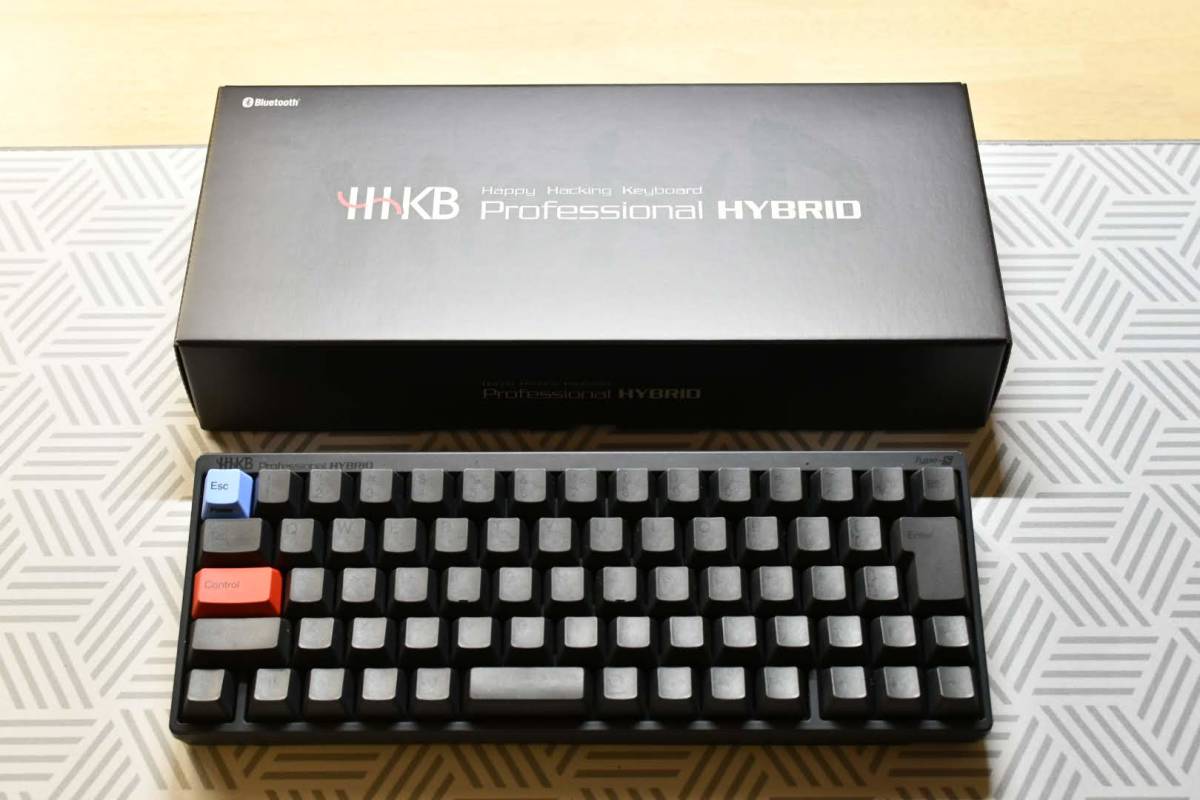 HHKB(Happy Hacking Keyboard)Professional Type-S 墨 吸振マット付き_画像1