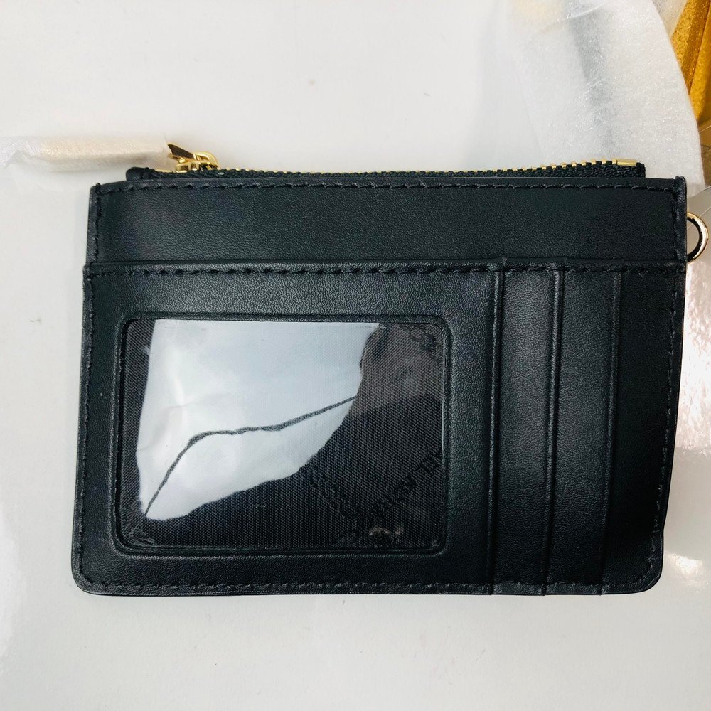 ICH【中古美品】 未使用 MICHAEL KORS マイケルコース コインケース ブラック エナメル 〈206-230125-0rk-5-ICH〉_画像2