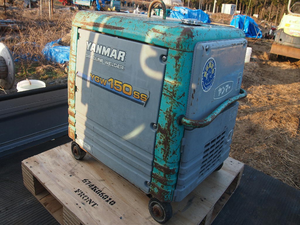 Yahoo!オークション - ヤンマー 発電・溶接機 YGW150SS エンジン Yahoo!オークション - ヤンマー 発電・溶接機 YGW150SS エンジン