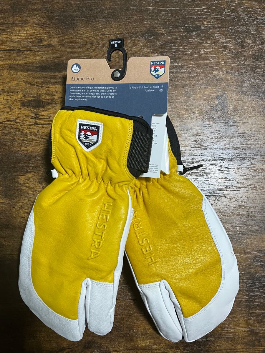 新品】HESTRA ヘストラ グローブ 3-FINGER FULL LEATHER スキー スキー