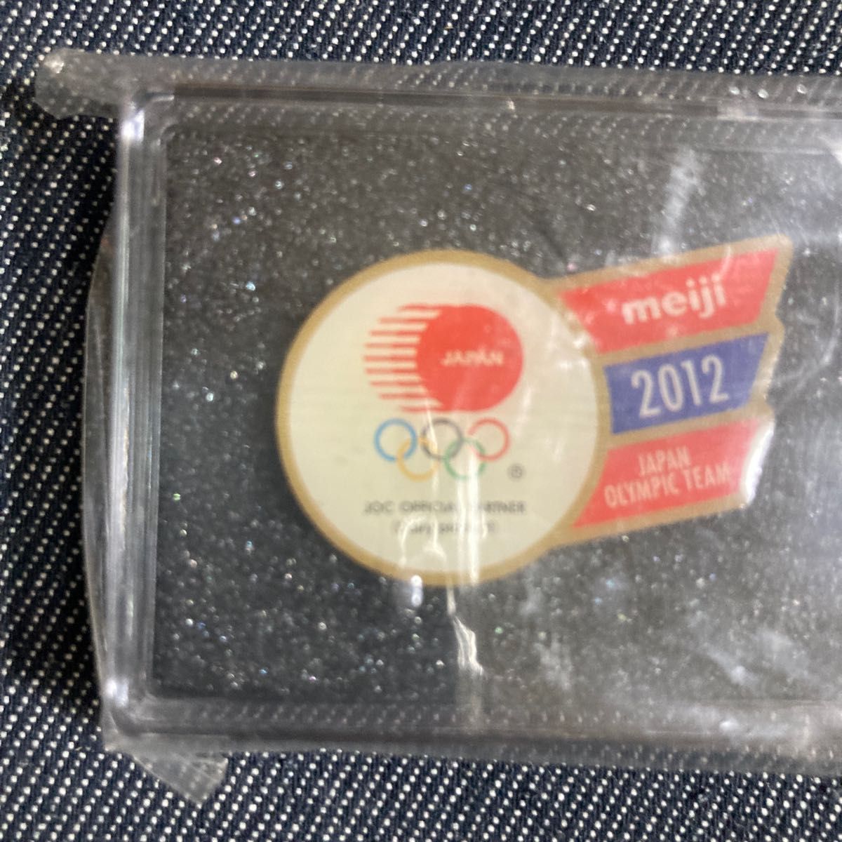 明治　Meiji 2012JAPAN OLYMPIC TEAMバッジ　ジャパンオリンピック　チームバッジ　新品未使用未開封品
