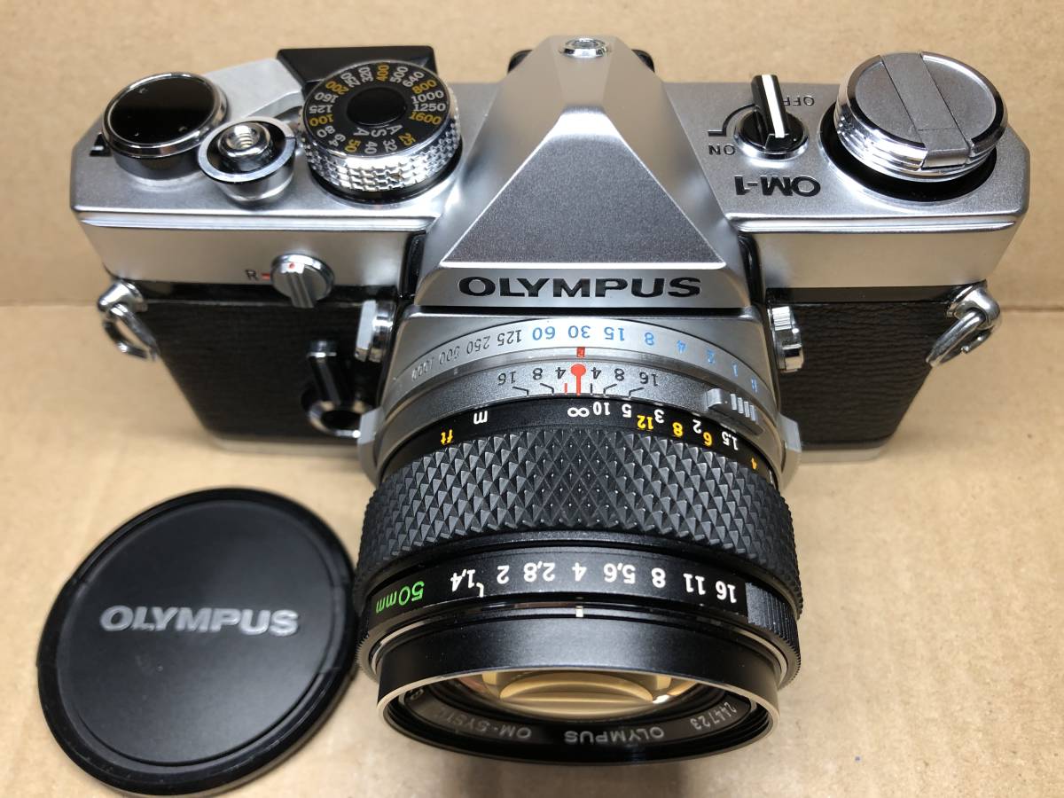 ヤフオク! - OLYMPUS OM-1 シルバー オリンパス フィルムカ...