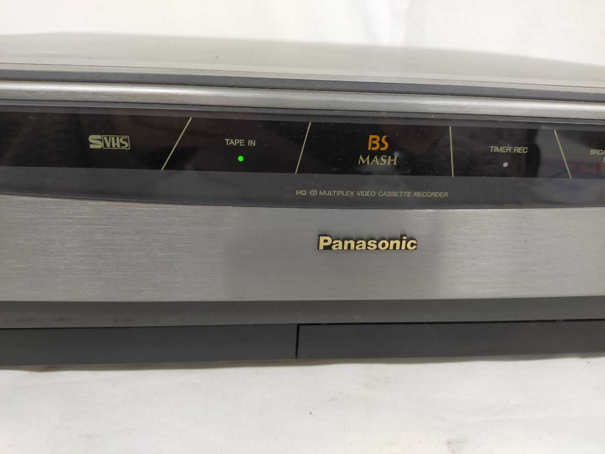 Panasonic/パナソニック/NV-BS900/S-VHSバブルビデオデッキ/録画王/プロアモルファスヘッド/現状品の画像1