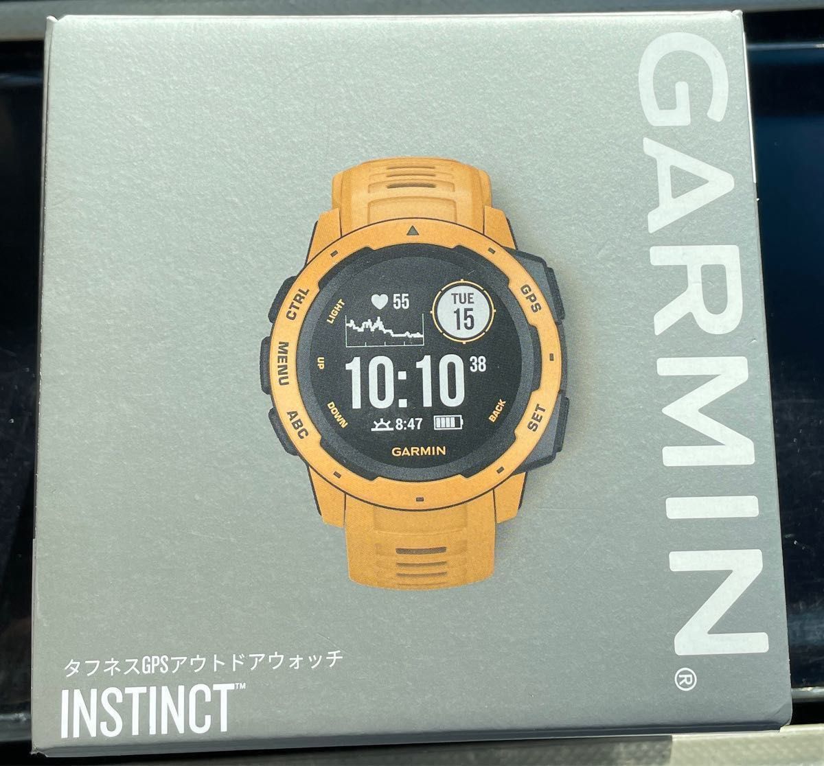 新品 GARMIN(ガーミン) アウトドアウォッチ Instinct お買い求めし