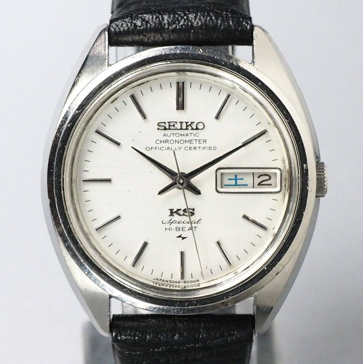 TF3779：SEIKO 52KS/キングセイコー クロノメーター スペシャル ハイビート 5246-6000 自動巻き 腕時計 ワンピースケース  稼働品(セイコー)｜売買されたオークション情報、yahooの商品情報をアーカイブ公開 - オークファン（）