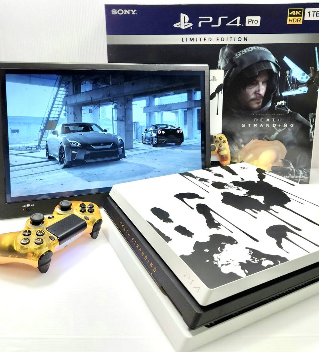 美品 PlayStation 4 Pro 1TB PS4 Pro DEATH STRANDING デス・スト