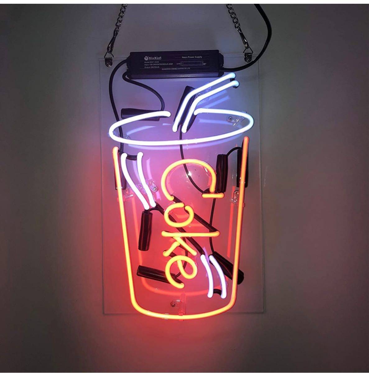 coke cup ネオンサイン led ライトNEON SIGN ビールバー 装飾壁 インテリア_画像4