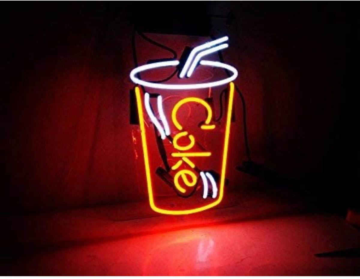 coke cup ネオンサイン led ライトNEON SIGN ビールバー 装飾壁 インテリア_画像2