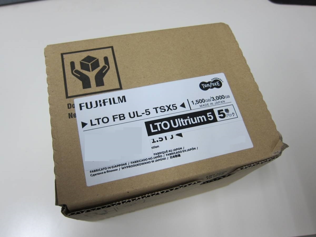 【未開封】FUJIFILM LTO FB UL-5 TSX5 LTO5 5巻パックの画像2